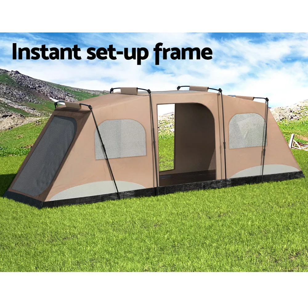 10-Person Instant Up UV Resistant Camping Tent Weisshorn