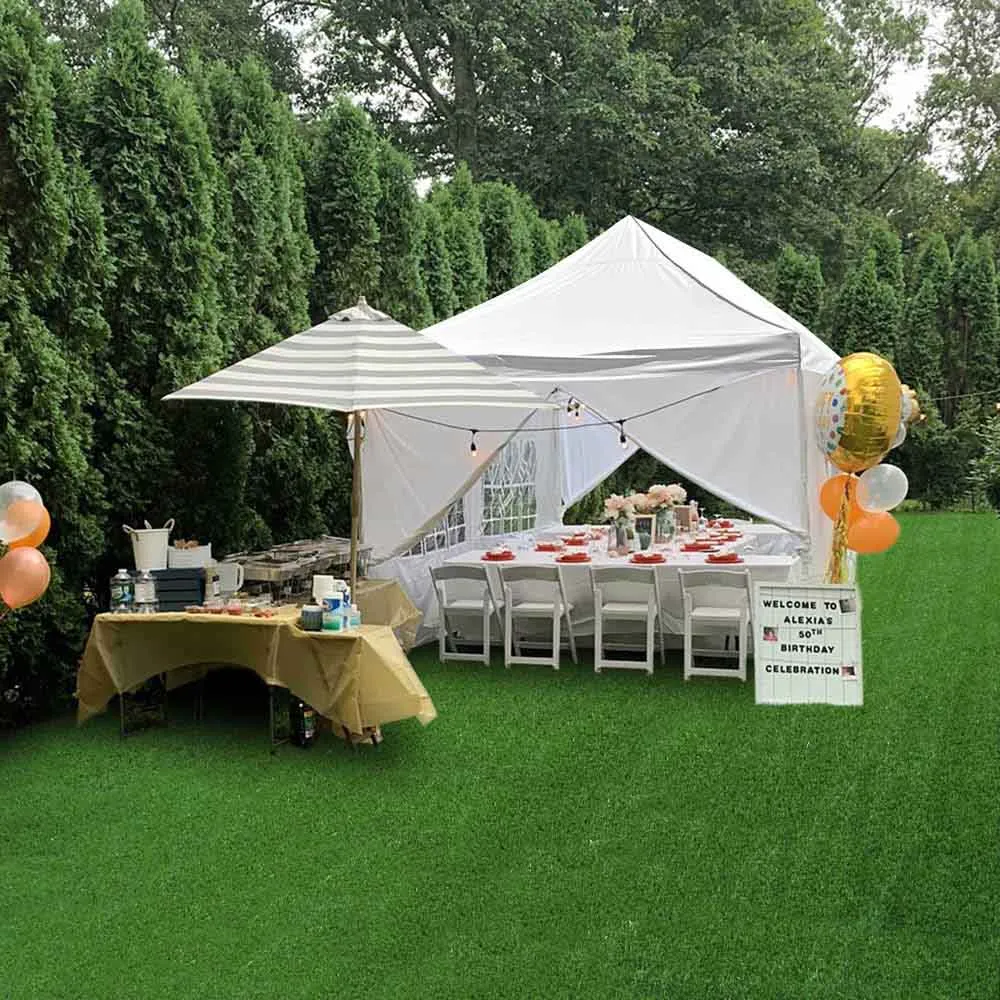 10'x20' Waterproof Pop Up Canopy Tent with Sides