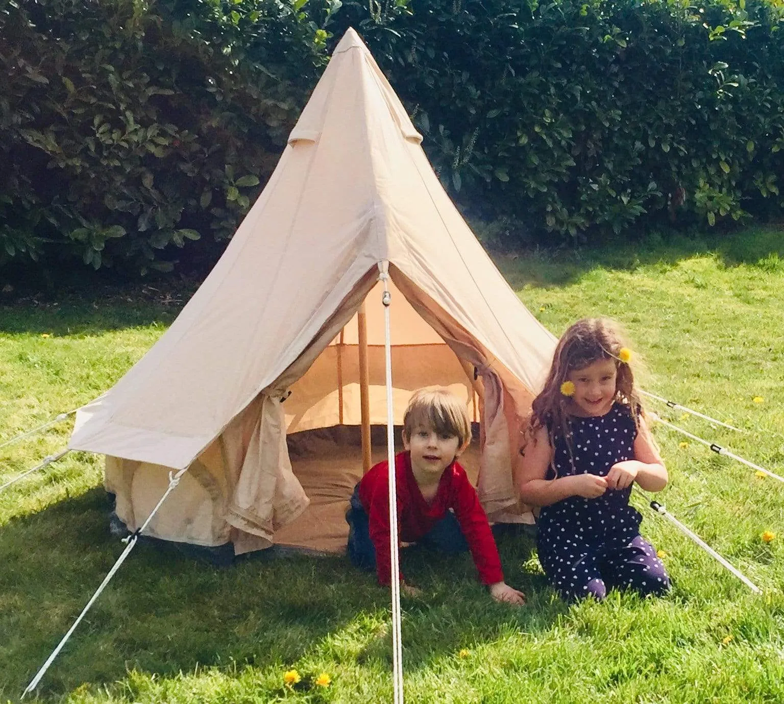 1.5m Kids Bell Tent 'BabyBelle' 200gsm Polycotton Canvas