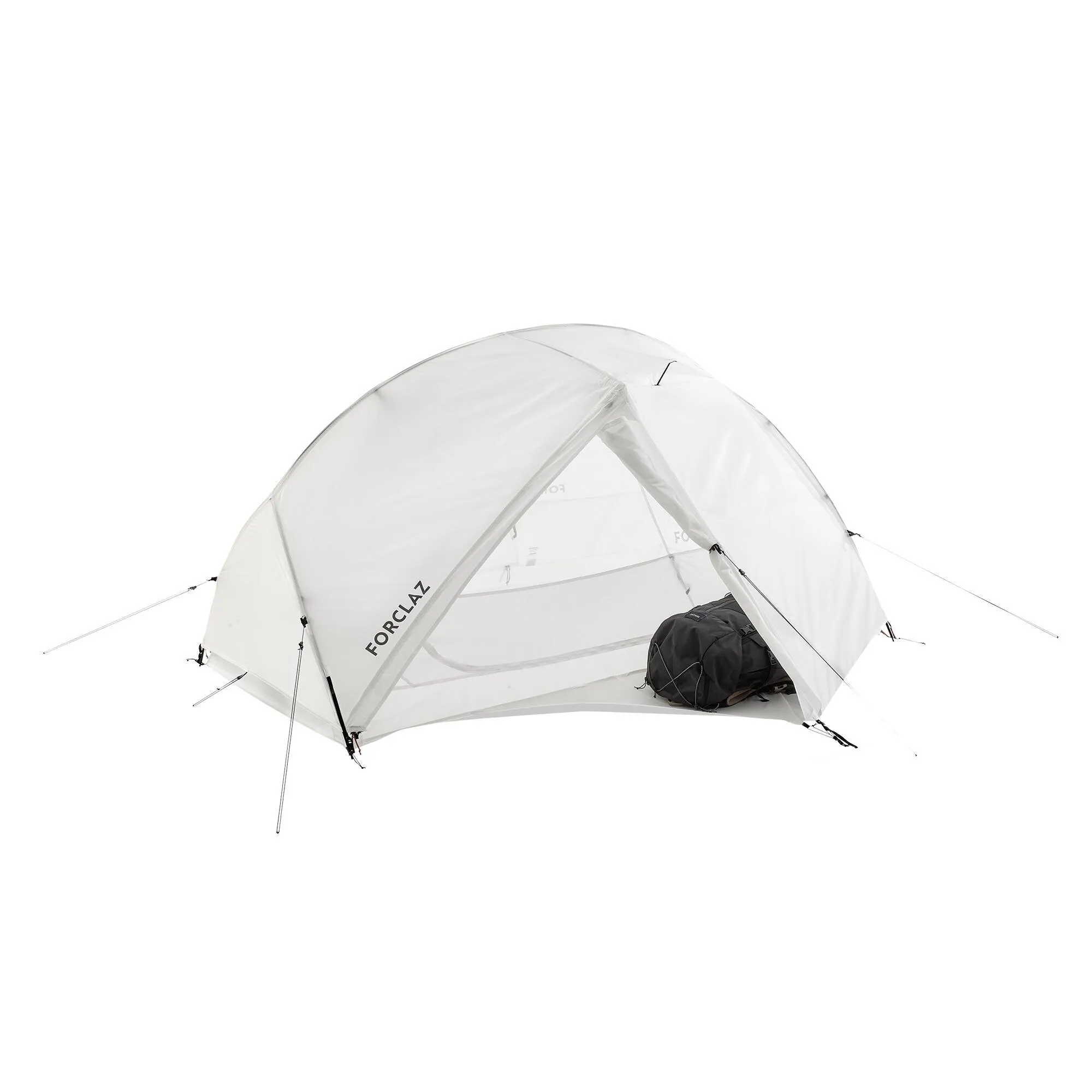 2-person trekking dome tent Forclaz Minimal Edition MT900, white