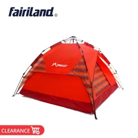 3-person Outdoor Instant Setup Tent Automatic Pop up Camping Tent Double Layer Beach Sunshade