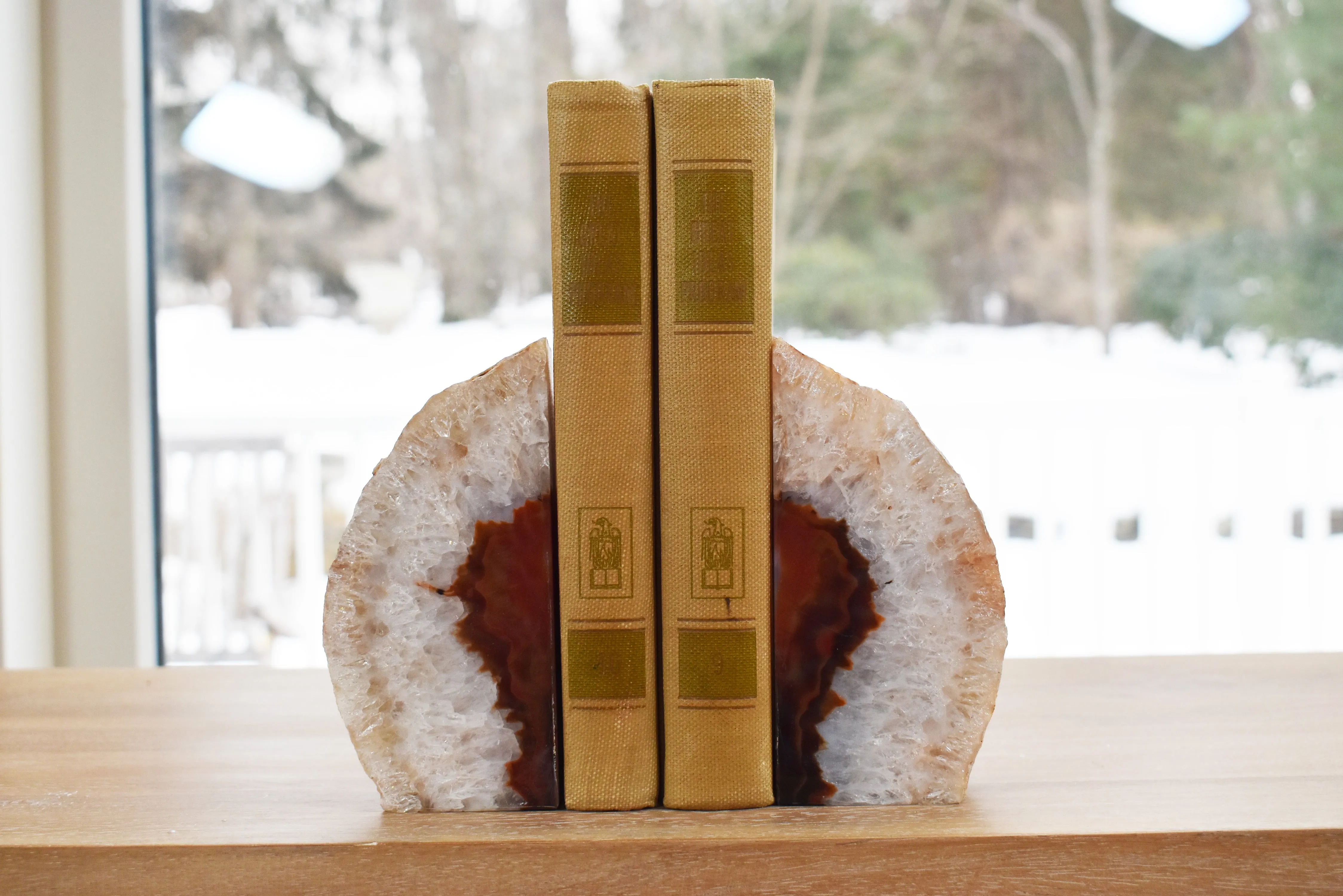 Agate Bookend - Premium Quality