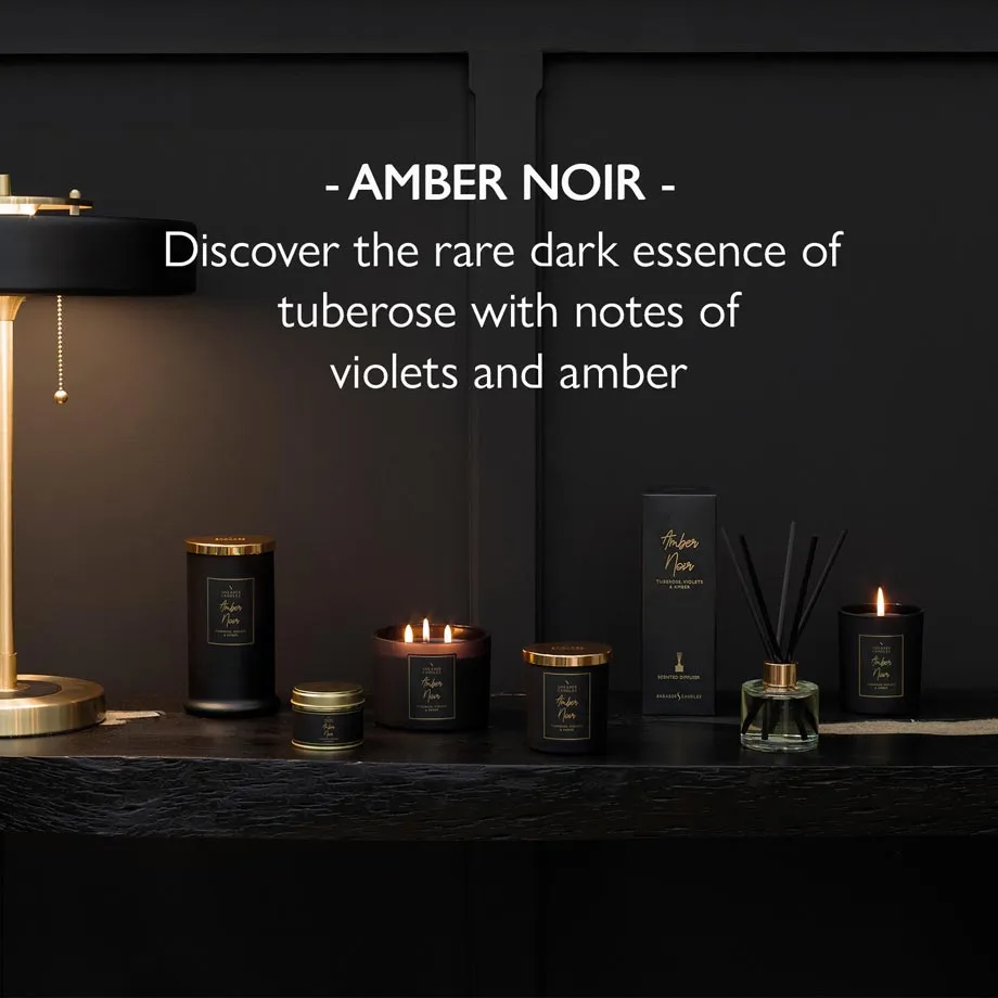 Amber Noir Jar Candle in Gift Box