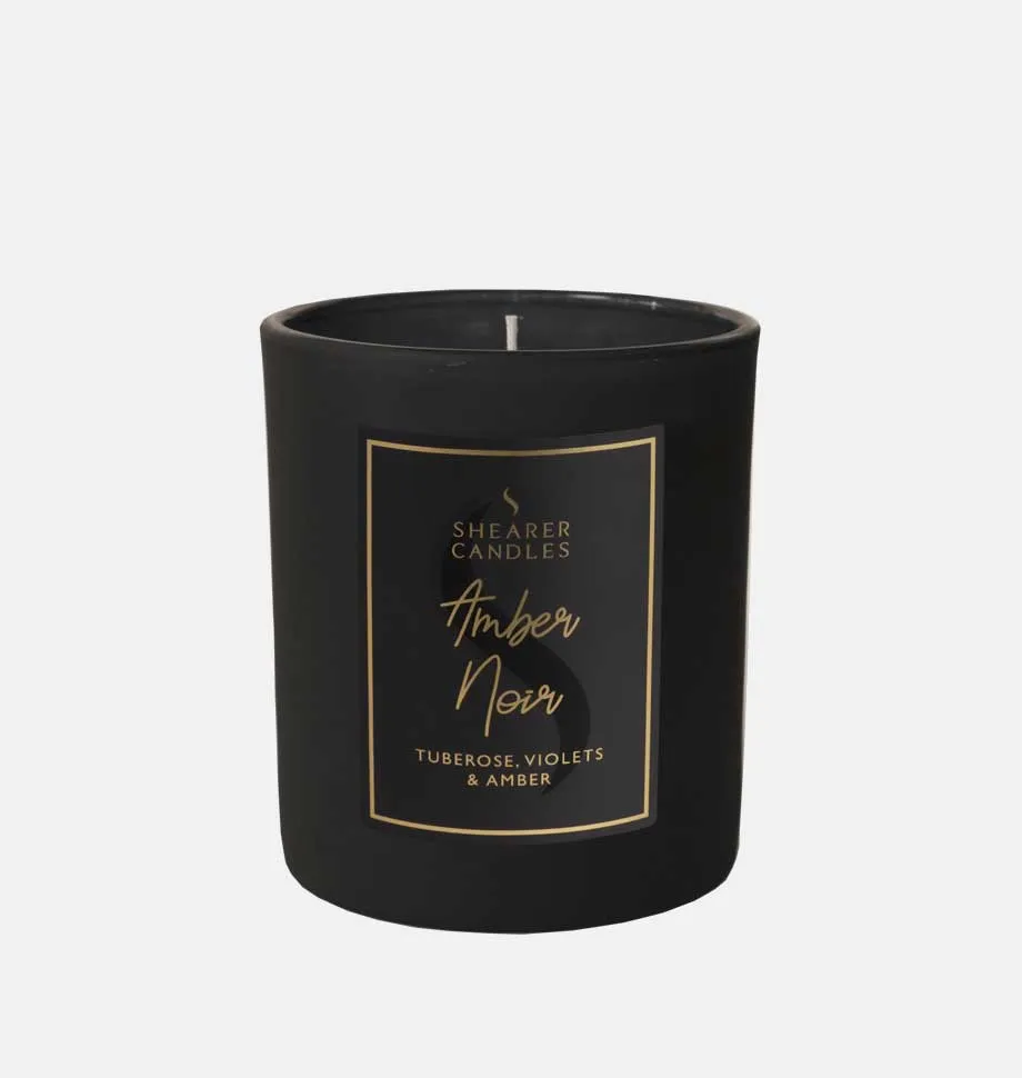 Amber Noir Jar Candle in Gift Box