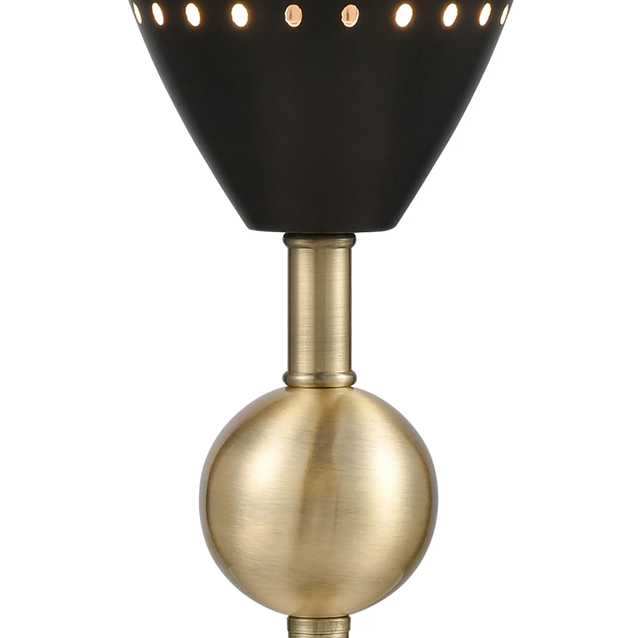 Amulet 25" Table Lamp in Antique Brass