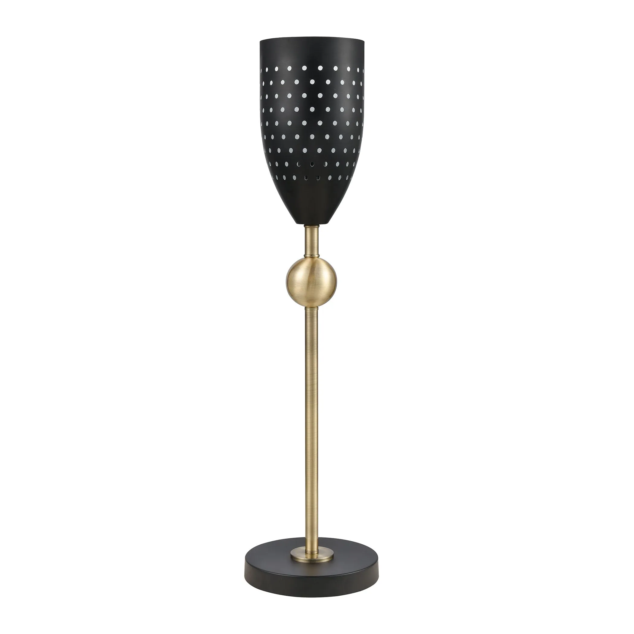 Amulet 25" Table Lamp in Antique Brass