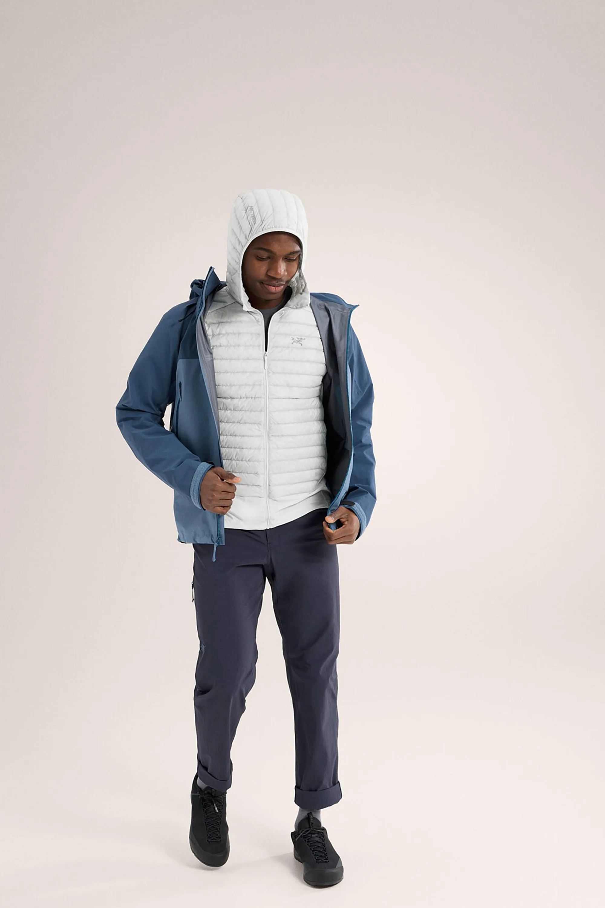 Arc'teryx Men's Cerium Hybrid Hoody in Solitude