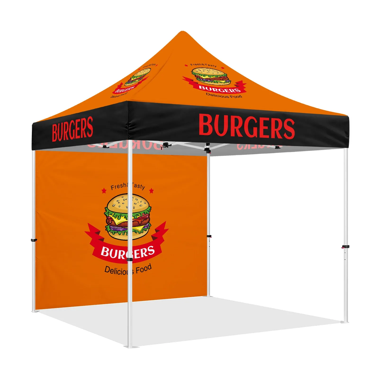 Burger Tent-ABLEM8CANOPY 10x10 Burger Pop Up Tents Canopies