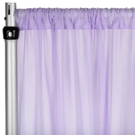 Chiffon Curtain Drape 10ft H x 58" W Panel - Lavender