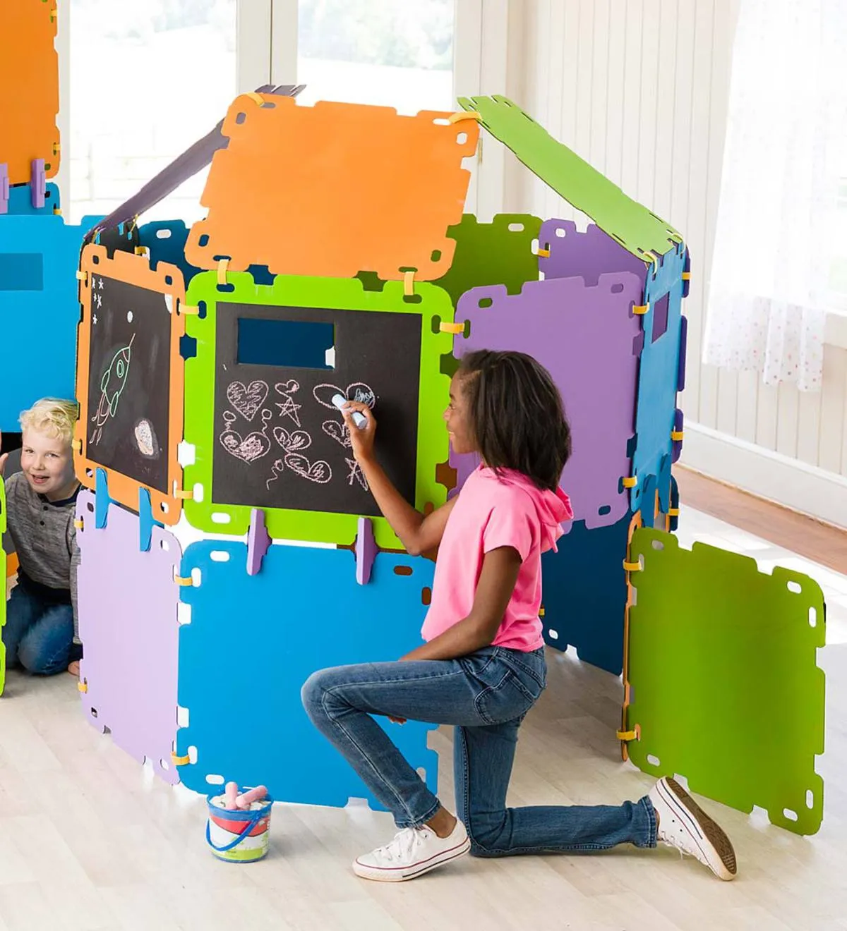 Colorblock Chalkboard Built A Fort Kit