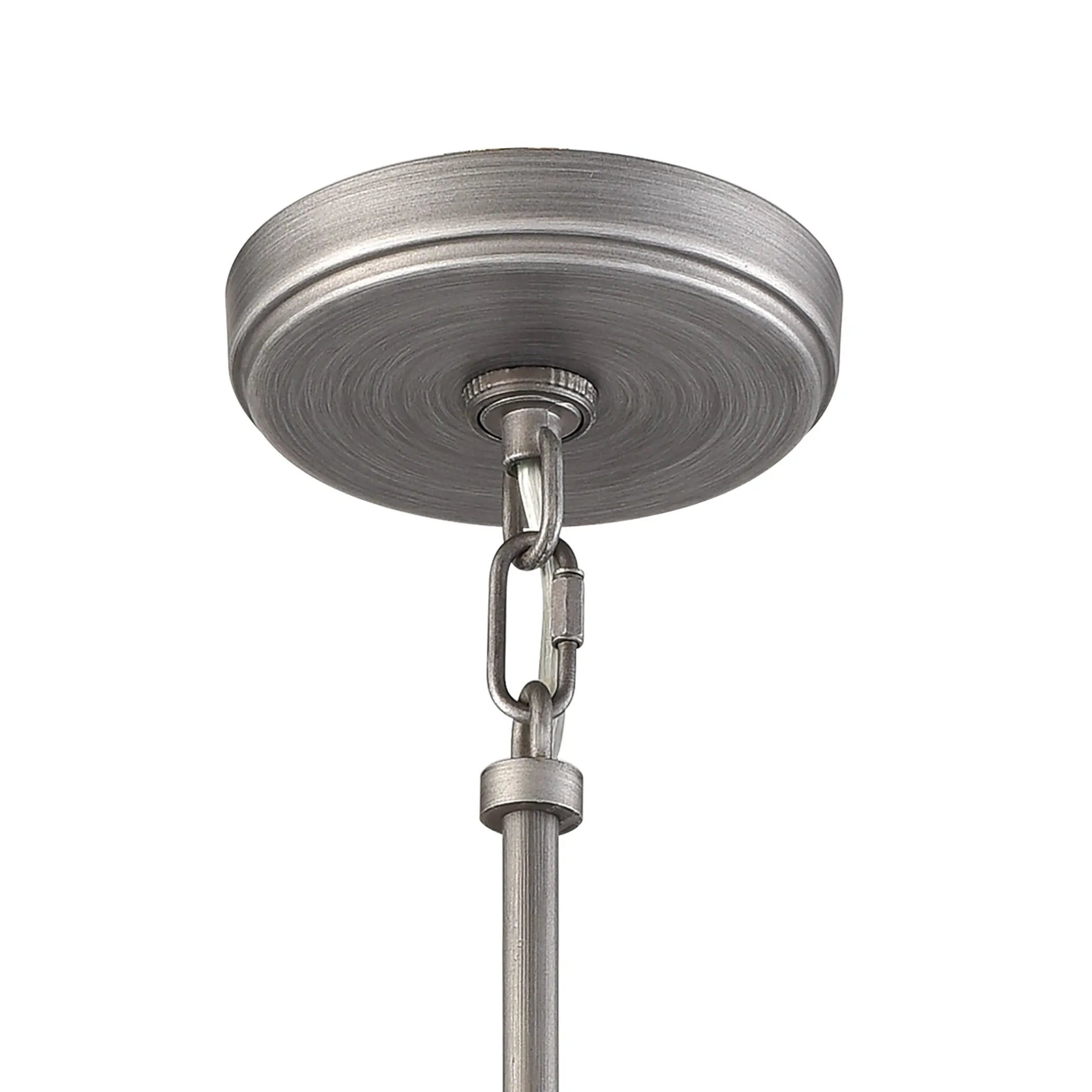 Dunkirk 13" 1 Light Pendant in Weathered Zinc