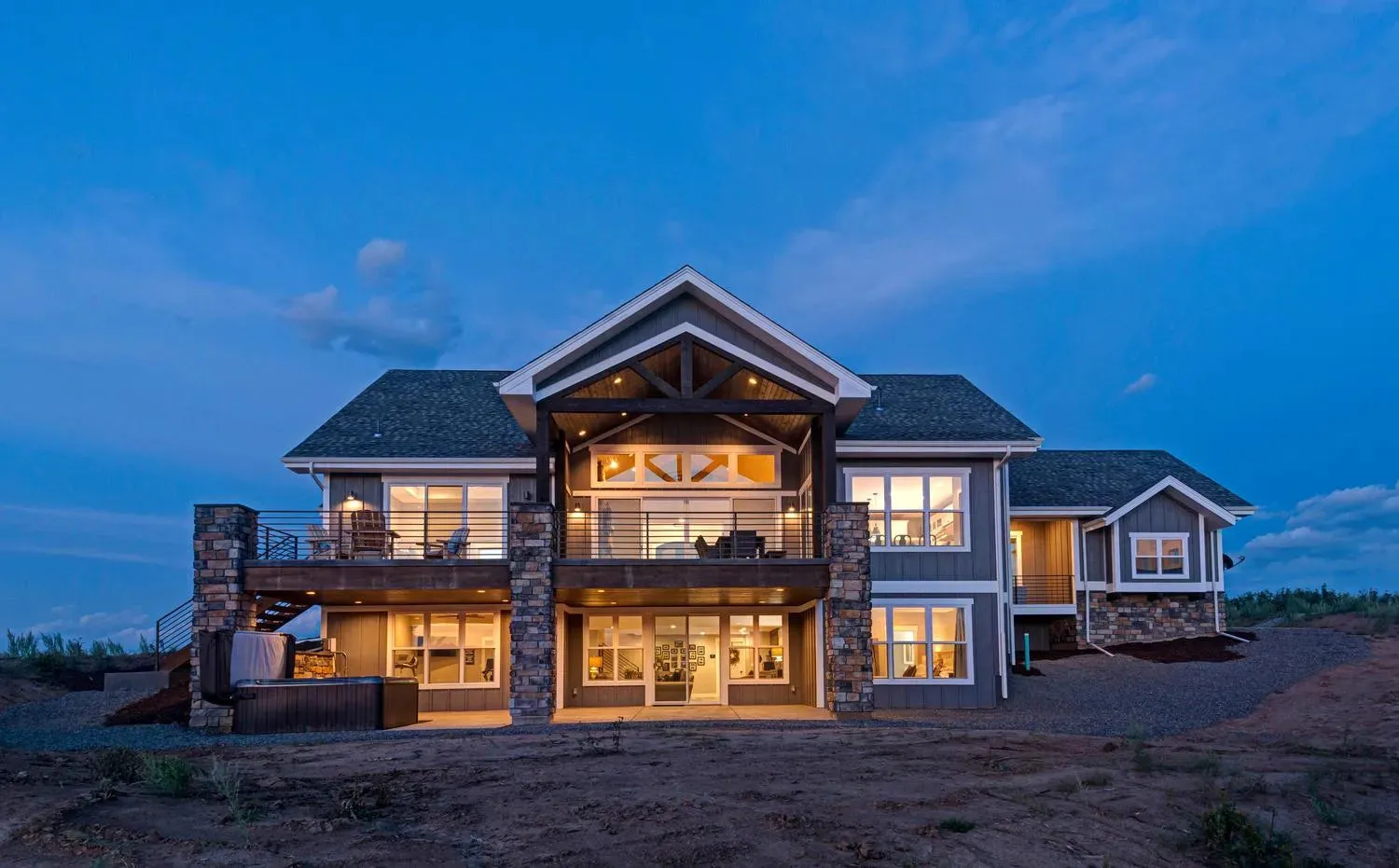 Elegant 2-Bedroom Home with Walkout Basement and Expansive Porches