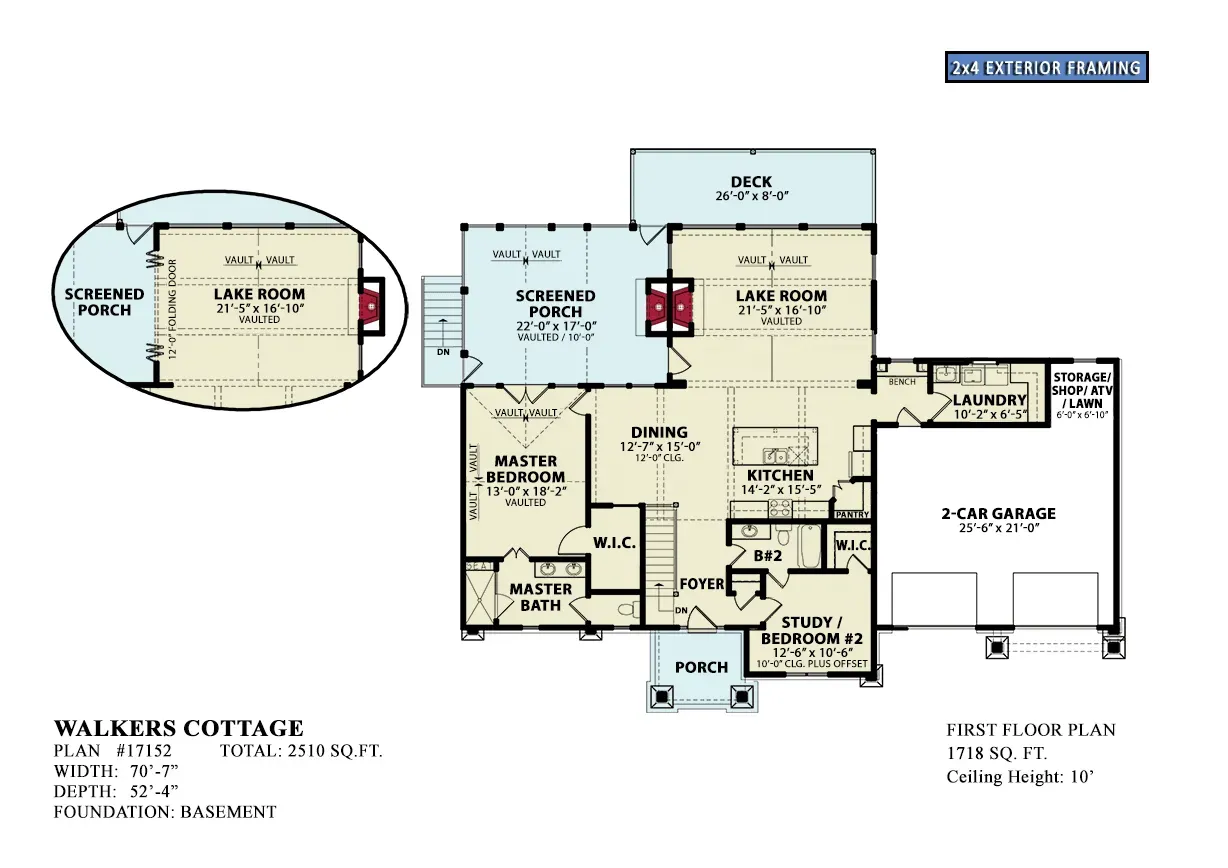 Expansive 3-Bedroom Home Plan with Ample Living Area