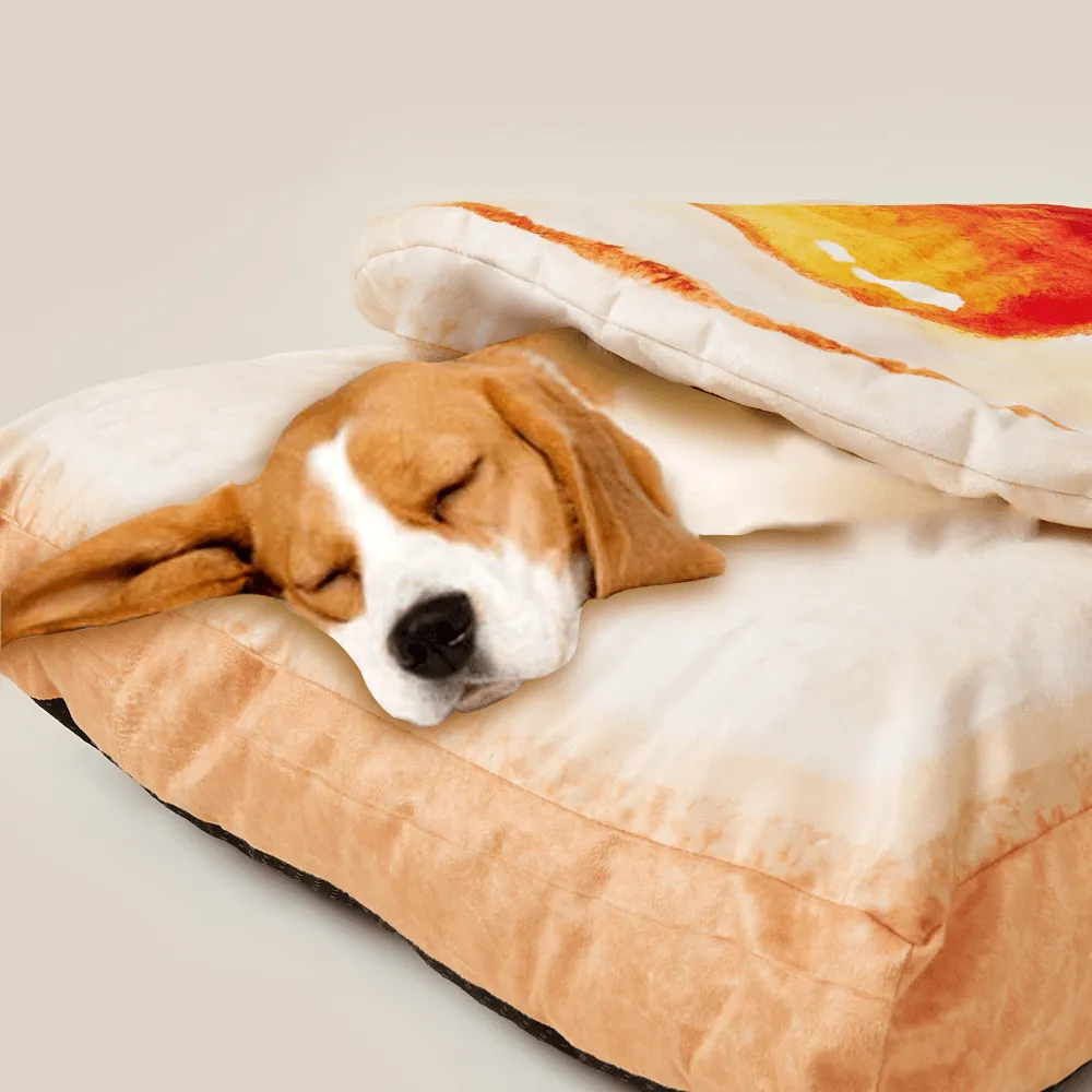 Fofos Toast Bed for Dogs and Cats