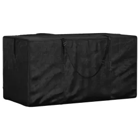 Garden Cushion Storage Bag Black 150x75x75 cm Polyethylene