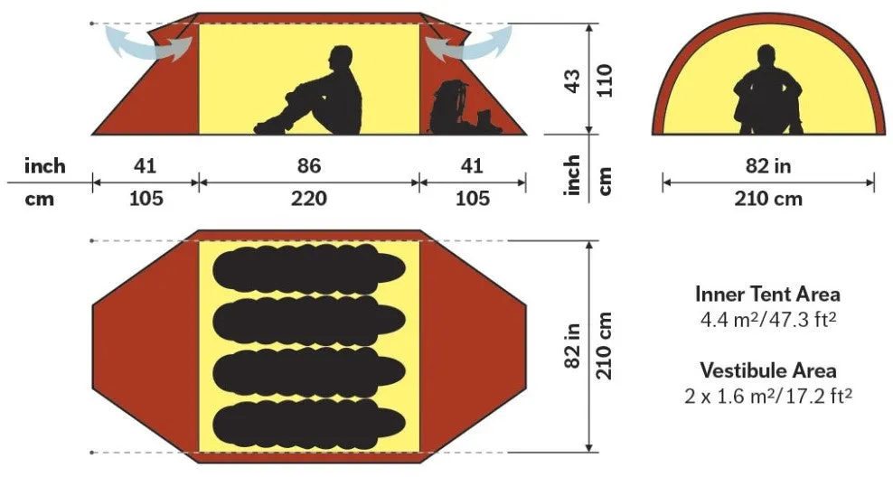 Hilleberg Keron 4 Hiking Tent