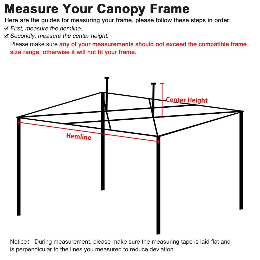 InstaHibit Canopy Replacement 10x15 Pop Ups CPAI-84 FireRetardant