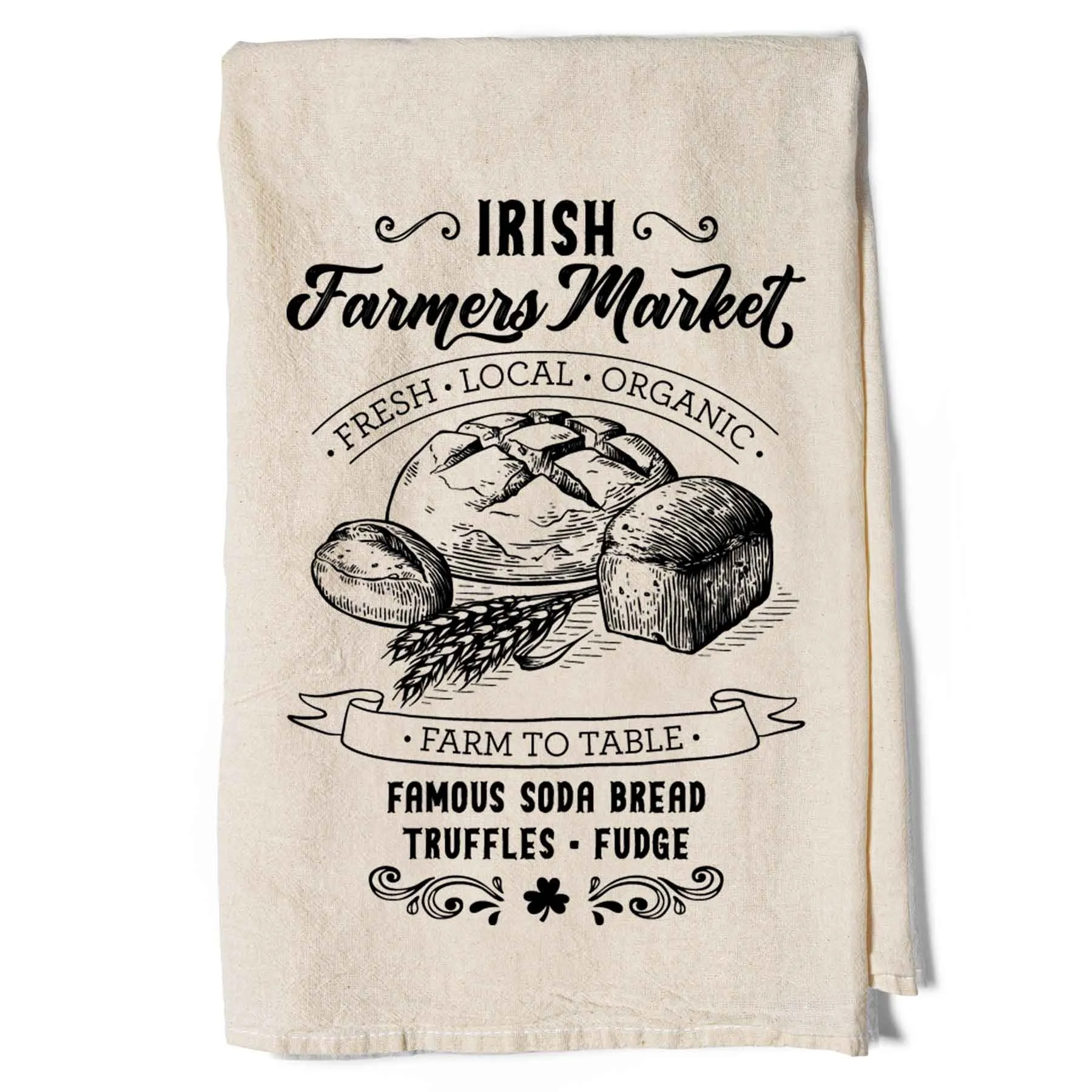 Irish Farmers Market Tea Towel