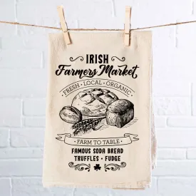 Irish Farmers Market Tea Towel