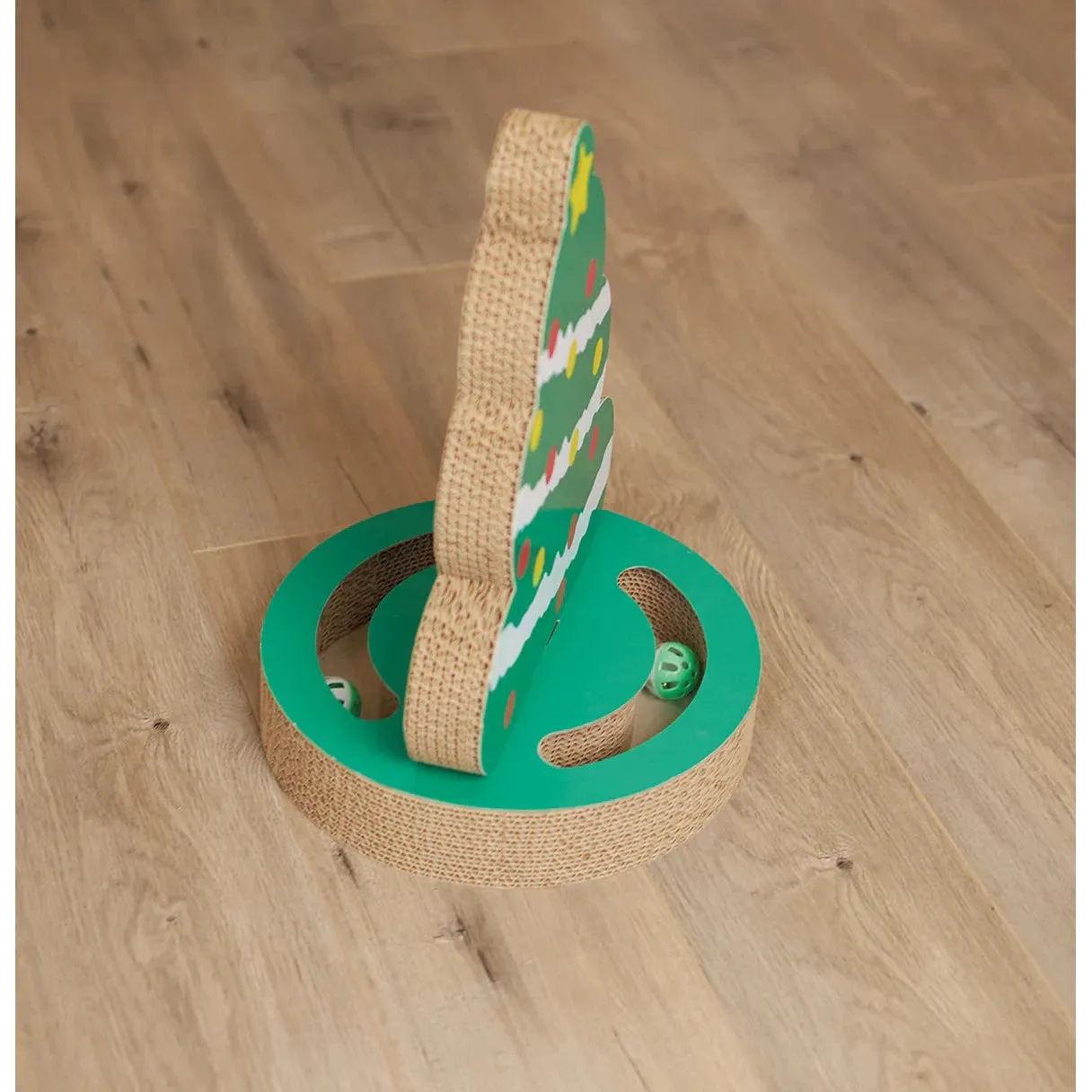 Kazoo Christmas Tree Cardboard Cat Scratcher