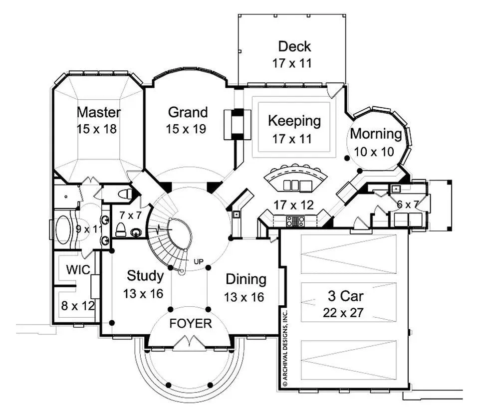 Luxurious 4-Bedroom Family Home Plan with Luxury Features and Ample Space