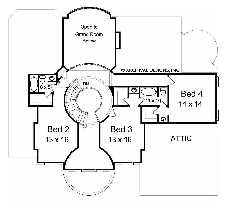 Luxurious 4-Bedroom Family Home Plan with Luxury Features and Ample Space