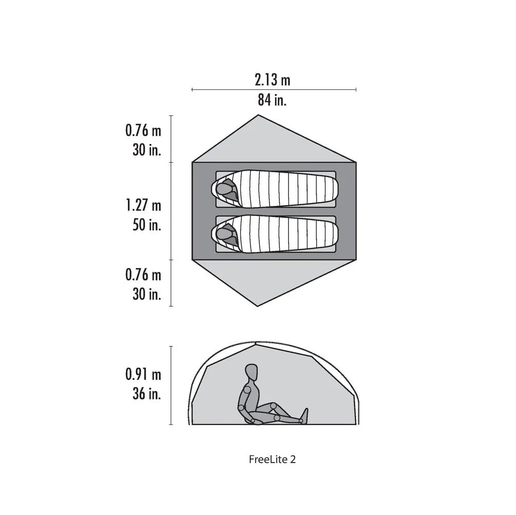 MSR Freelite V2 Tent - 2 Person Tent