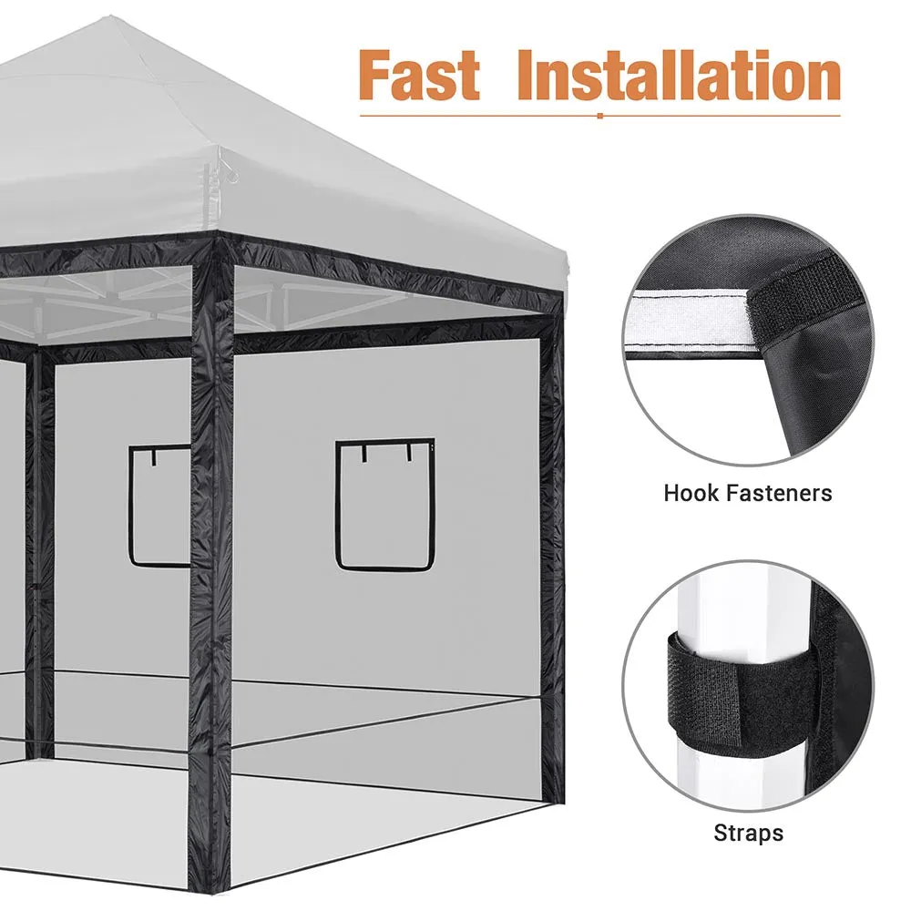 Netting Mesh Sidewalls for 10x10 Pop Up Canopy