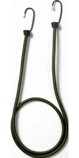 Olive Drab - Deluxe Bungee Shock Cords 24 in. 4 Pack