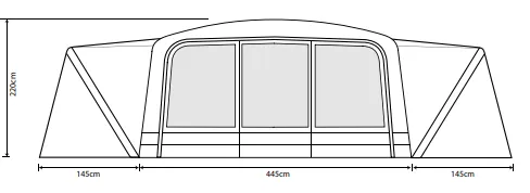 Outdoor Revolution Kalahari PC 9.0 DSE Air Tent