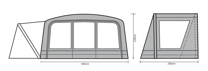 Outdoor Revolution Kalahari PC 9.0 DSE Air Tent