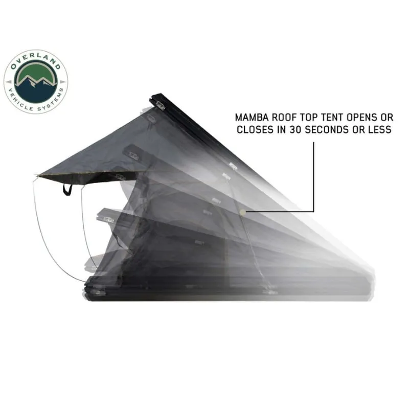 Overland Vehicle Systems Mamba 3 Clamshell Roof Top Tent - 18099901