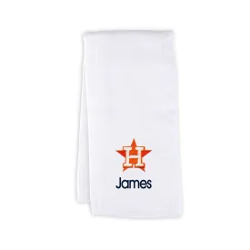 Personalized Houston Astros Burp Cloth