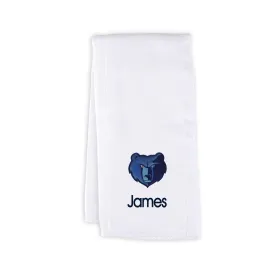 Personalized Memphis Grizzlies Burp Cloth