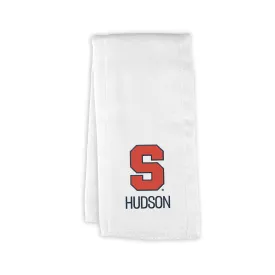 Personalized Syracuse Orange Burp Cloth