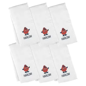 Personalized Syracuse Orange Otto 6-Pack Burp Cloths