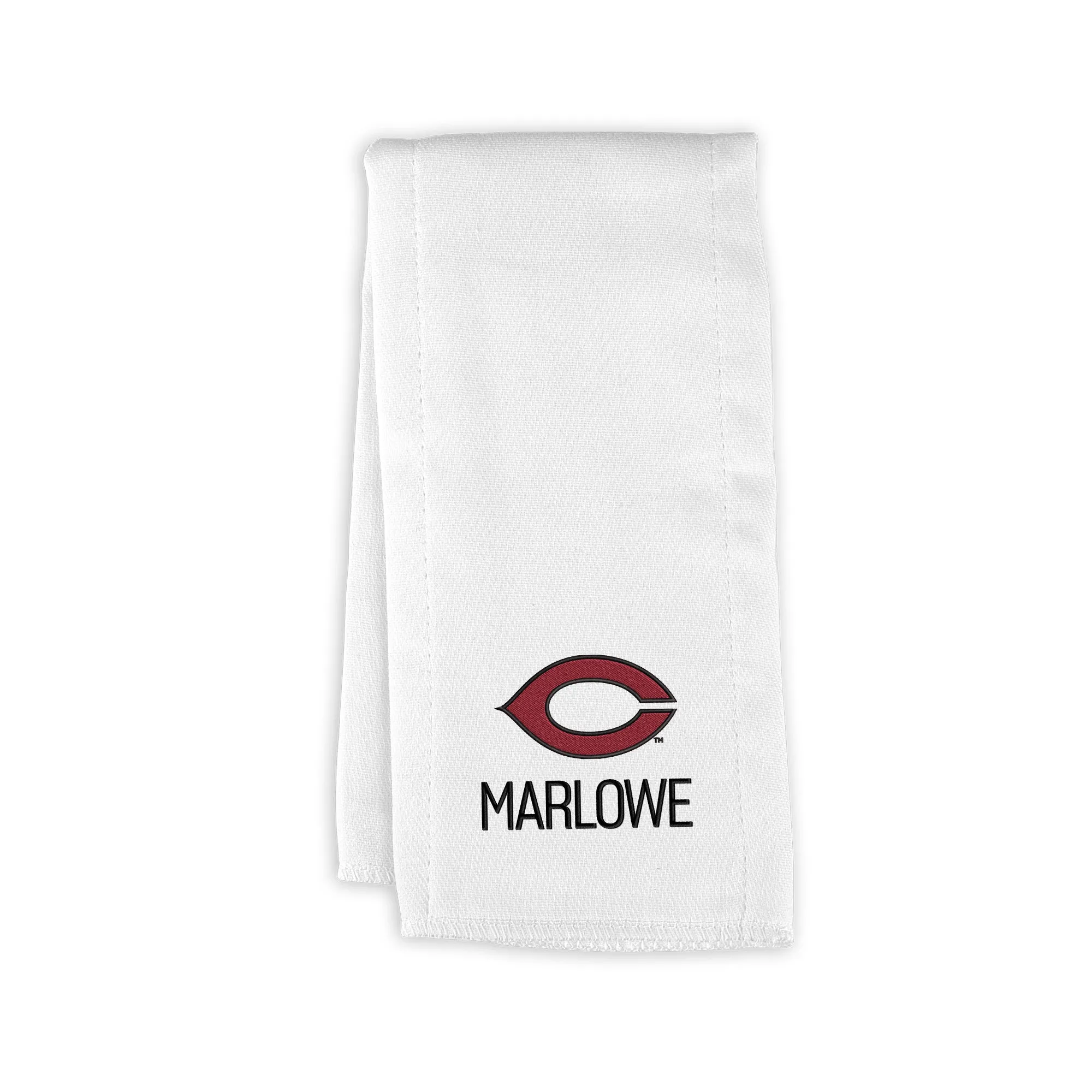 Personalized UChicago Maroons Burp Cloth