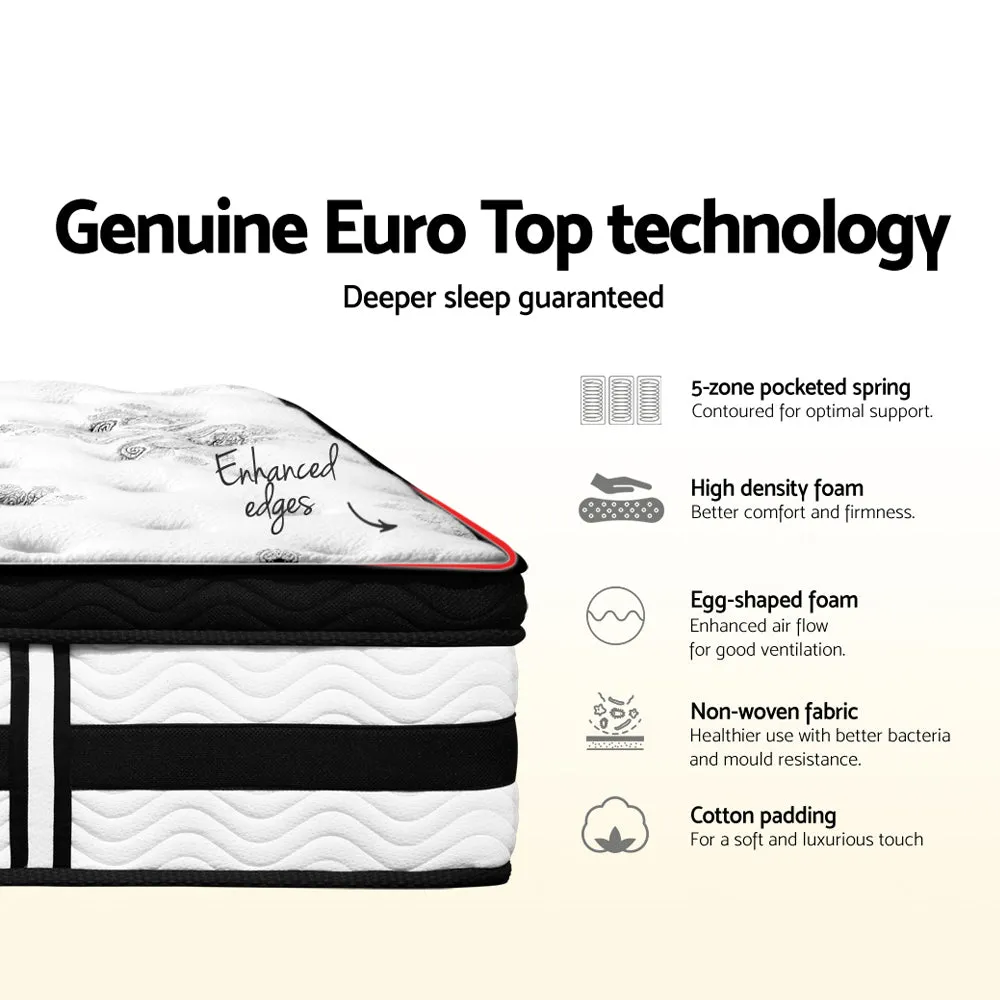 Plush Euro Top 34cm Double Mattress | Giselle Bedding