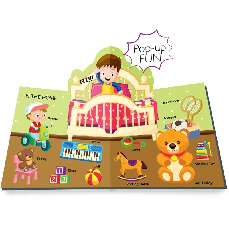 Pop-up Fun Book: Interactive Pop Up Book for Children