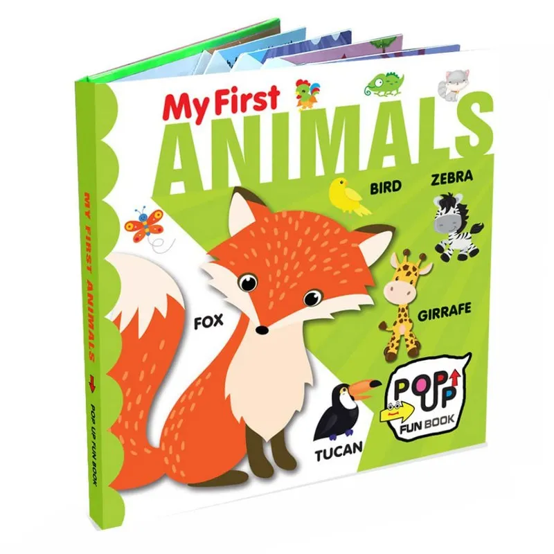 Pop-up Fun Book: Interactive Pop Up Book for Children