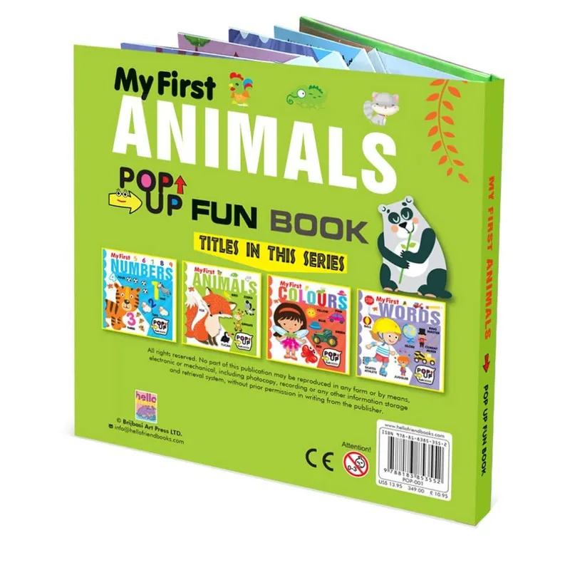 Pop-up Fun Book: Interactive Pop Up Book for Children