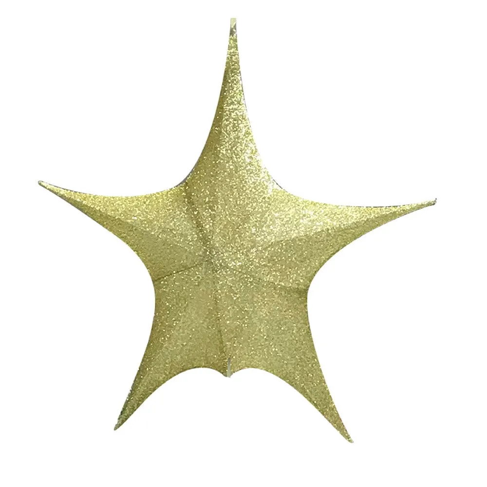 Pop Up Tinsel Star (65cm)