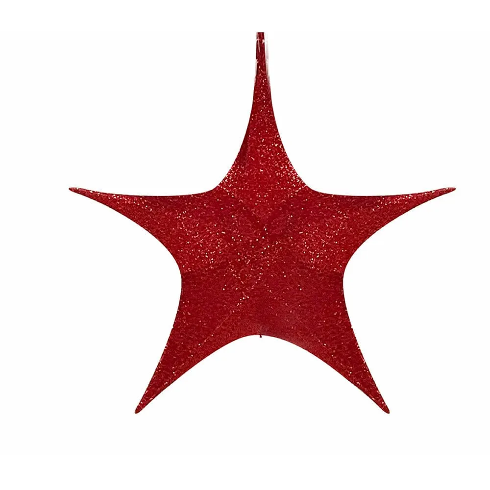 Pop Up Tinsel Star (65cm)