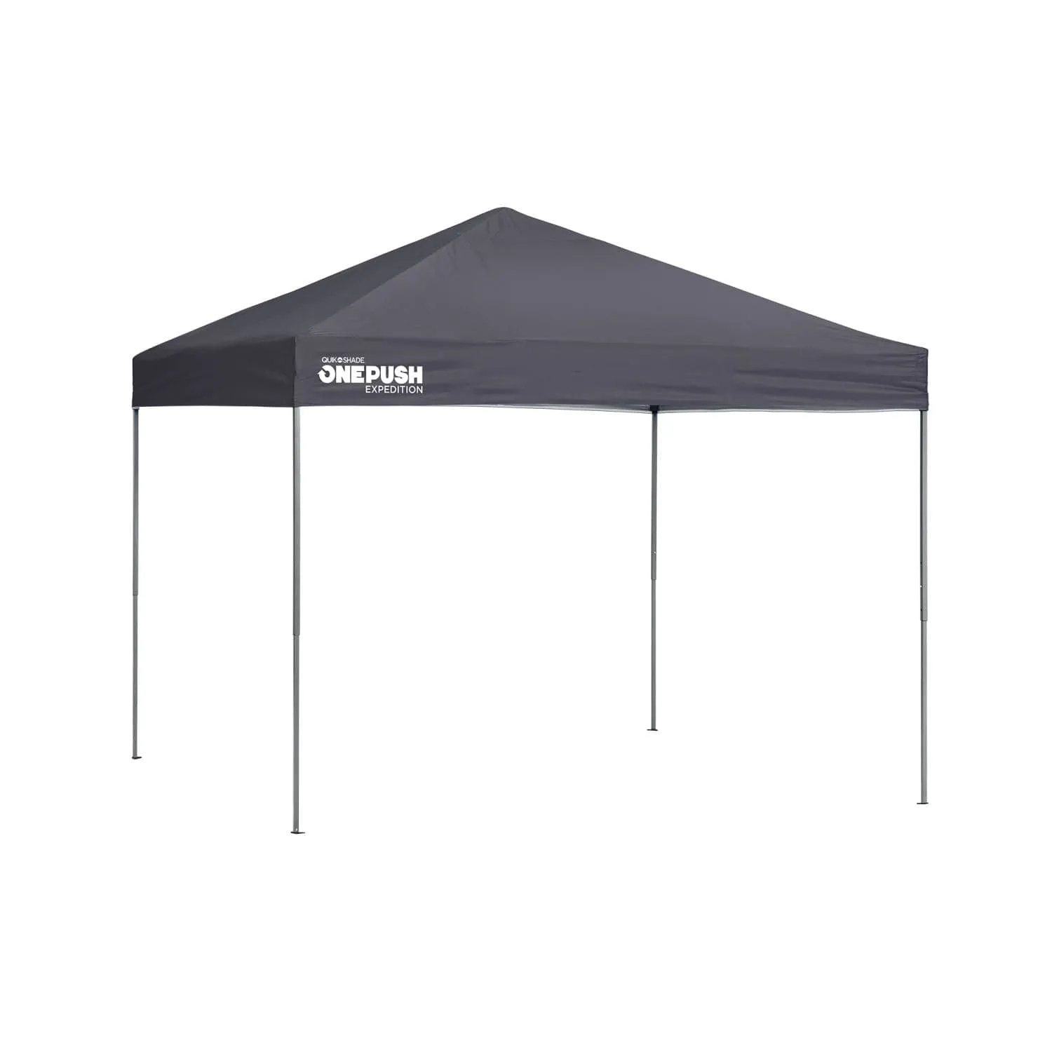 Quik Shade | Expedition EX100 One Push 10' x 10' Straight Leg Canopy - Charcoal