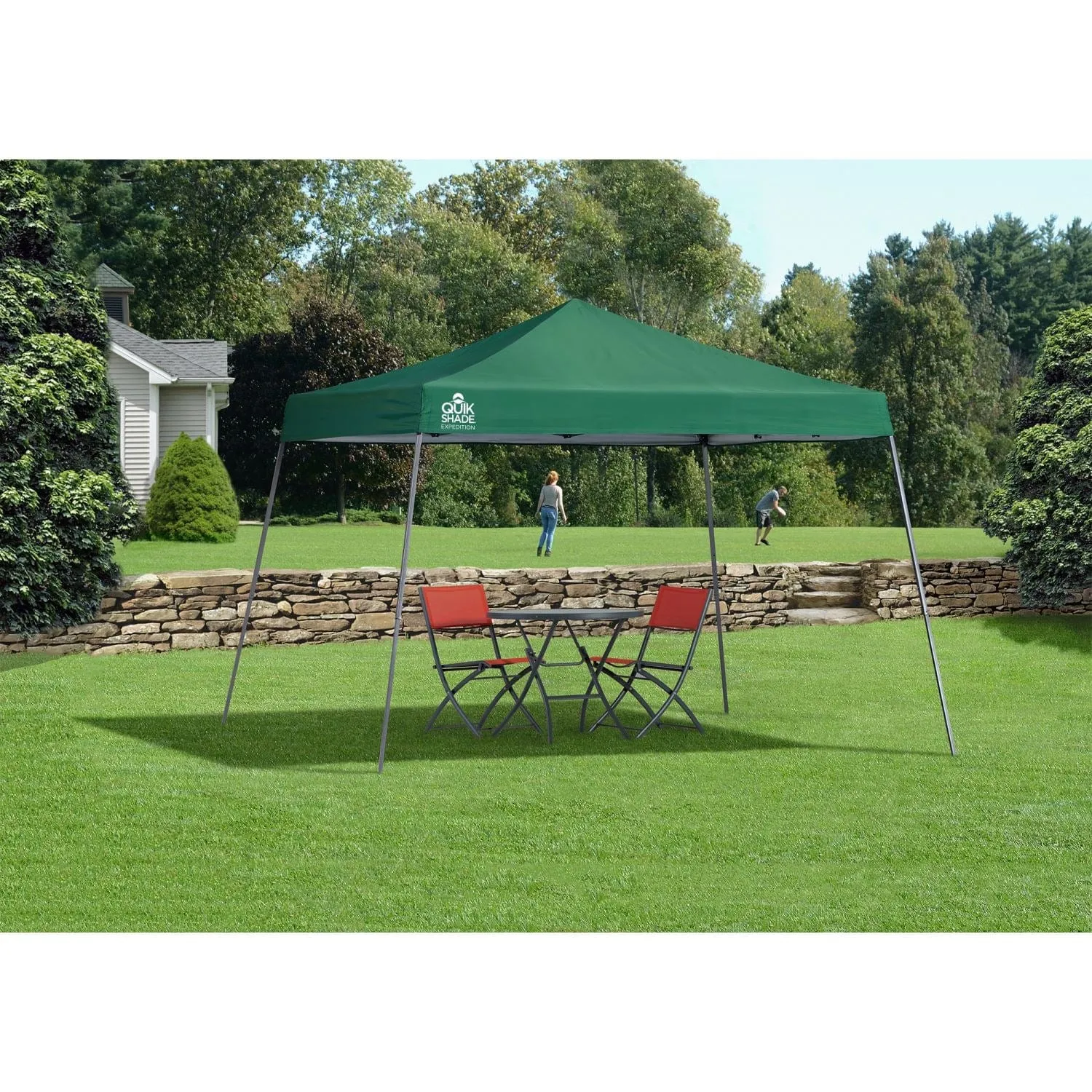 Quik Shade | Expedition EX81 12' x 12' Slant Leg Canopy - Green