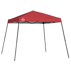 Quik Shade | Shade Tech ST56 10' X 10' Slant Leg Canopy - Red