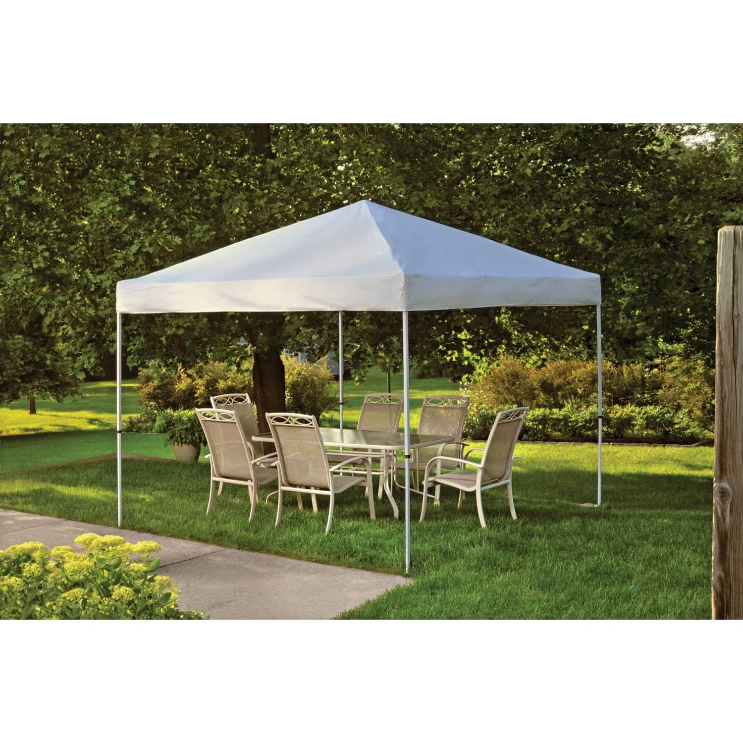 ShelterLogic | Pop-Up Canopy HD - Straight Leg 10 x 10 ft. White